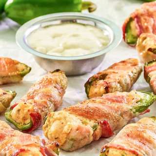 Buffalo Chicken Poppers