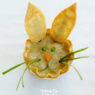 Easter Bunny Chicken Pot Pie