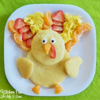 Turkey Pancakes for Thanksgiving