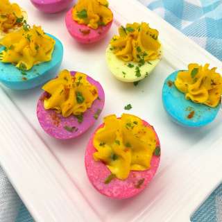 Easter Deviled Eggs