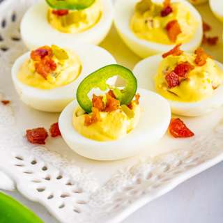 Jalapeno Deviled Eggs