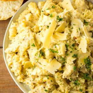 Garlic Parmesan Chicken Pasta