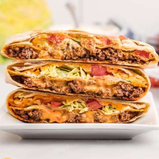 Homemade Crunchwrap Supreme