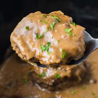 Slow Cooker Salisbury Steak