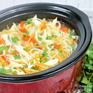 Slow Cooker Asian Chicken Noodle Soup