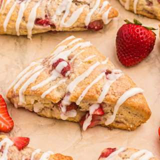 Strawberry Scones