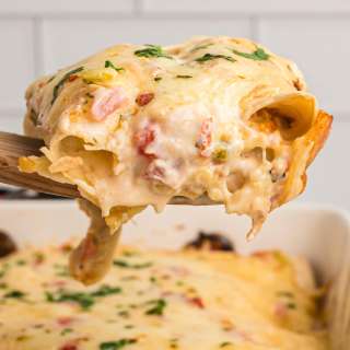 White Queso Enchiladas