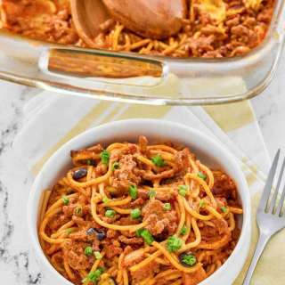 Taco Spaghetti Casserole