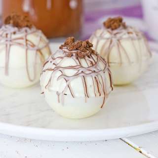 Rum Chata Hot Cocoa Bombs