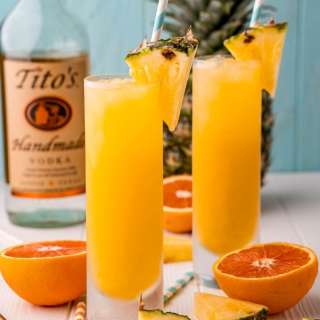 Pineapple Screwdriver Drink