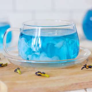 Butterfly Pea Tea Latte