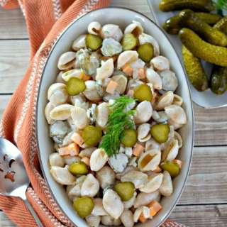 Dill Pickle Pasta Salad