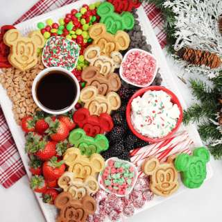 Mickey Mouse Waffles Breakfast Board