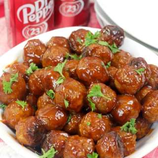 Dr Pepper Meatballs