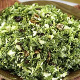 Kale Brussel Sprout Salad