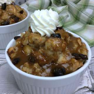 Irish Bread Pudding with Whiskey Sauce