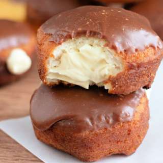 Easy Boston Cream Donuts