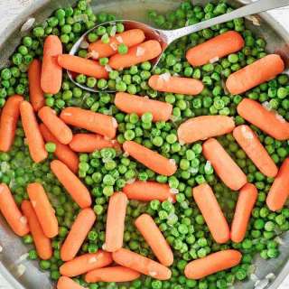 Buttery Peas and Carrots