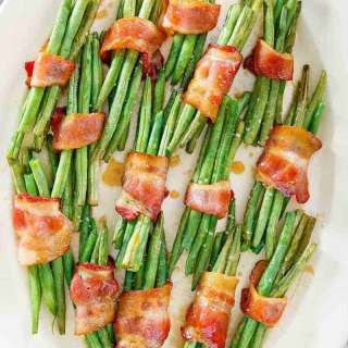 Bacon Wrapped Green Bean Bundles