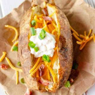 Air Fryer Baked Potatoes