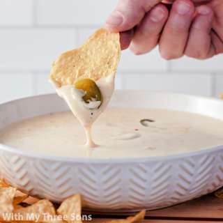 The Best White Queso Dip
