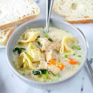 Instant Pot Chicken Tortellini Soup
