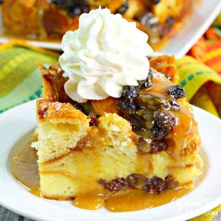Irish Croissant Bread Pudding