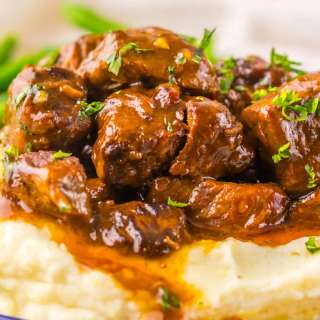 Dr Pepper Steak Bites