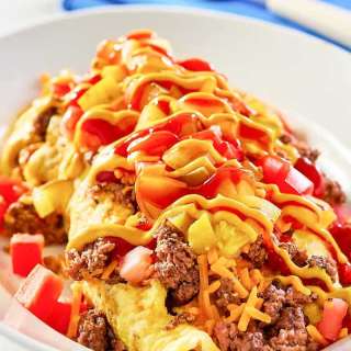 IHOP Cheeseburger Omelette