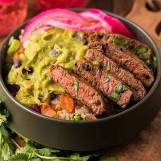 Garlic Guajillo Steak (Chipotle Copycat)