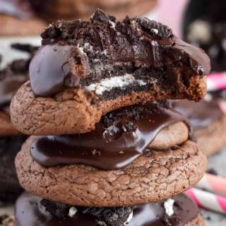 Oreo Stuffed Cookies