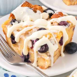 Blueberry Bread Pudding