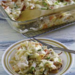 Chinese Baked Lobster and Crab Casserole