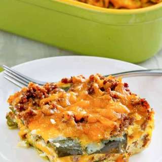 Chili Relleno Casserole with Beef