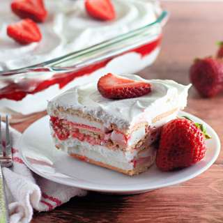 Strawberry Ice Cream Cake