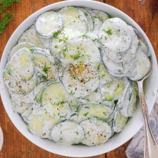 Creamy Cucumber Salad