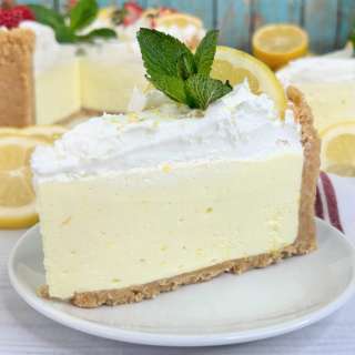 No Bake Lemon Cheesecake