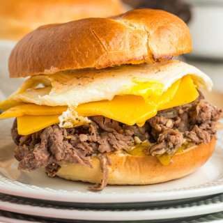 Steak Egg and Cheese Bagel