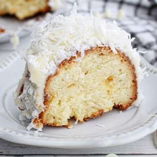 White Chocolate Coconut Bundt Cake