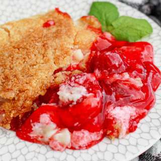 Strawberry Dump Cake