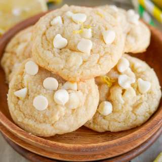Lemon White Chocolate Cookies
