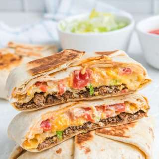 Homemade Taco Bell Crunchwrap Supreme