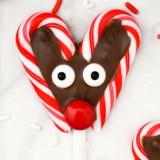 Candy Cane Reindeer Pops Recipe
