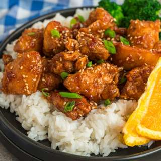 Air Fryer Orange Chicken