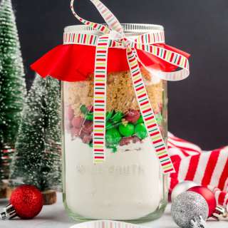 Christmas Cookies in a Jar