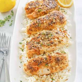 Baked Lemon Pepper Chicken with Garlic