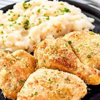 Crispy Potato Flake Baked Chicken