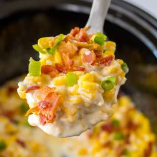 Loaded Creamed Corn with Bacon