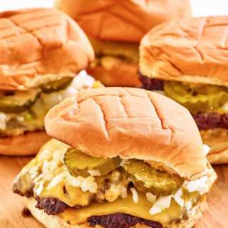 Homemade Sonic Double Smasher Burger