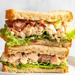 Homemade Arby's Market Fresh Pecan Chicken Salad Sandwich